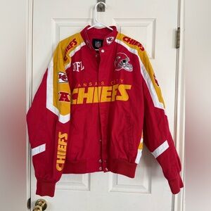 nfl kansas city chiefs bomber jacket Cotton L